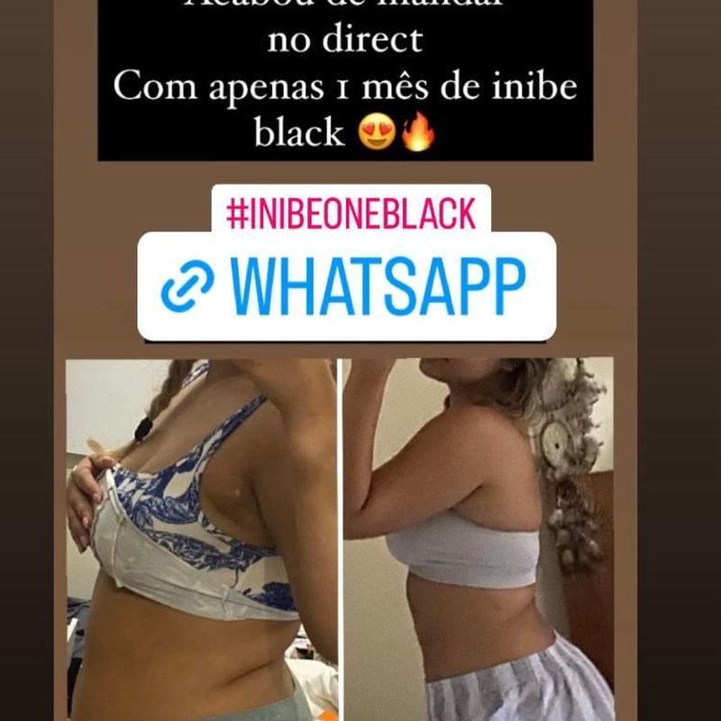 Antes e depois usando Inibe One — cliente 12